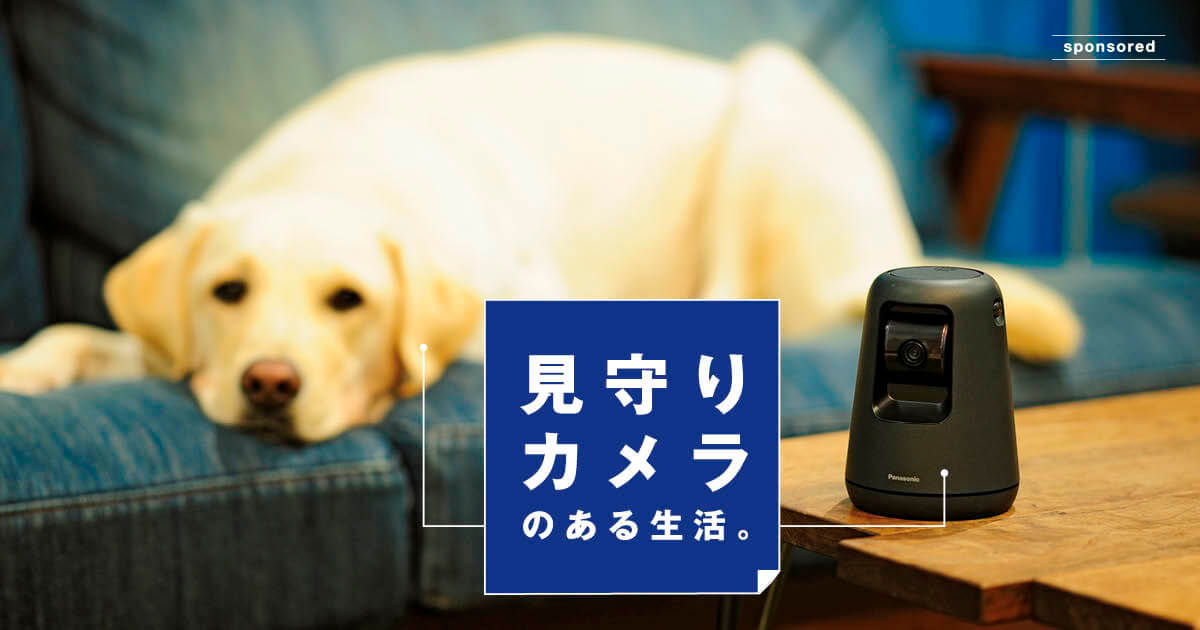 ステイホームをさらに充実させる 見守りカメラのある生活 パナソニック のhdペットカメラ Retriever Life レトリーバーライフ